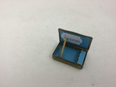 Lot 2058 - A French Silver and Enamel Erotic Vesta-Case,...