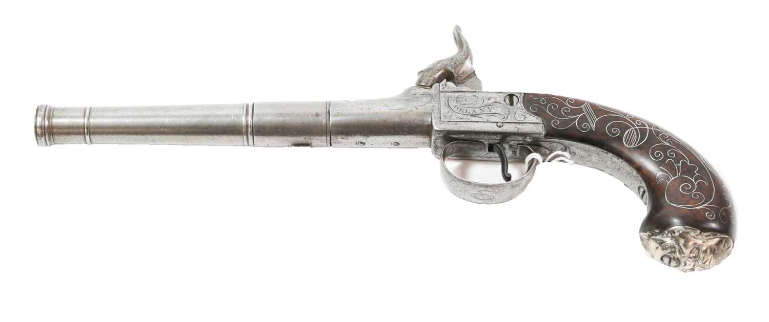 Lot 297 - An 18th Century "Queen Anne" Travelling Pistol...