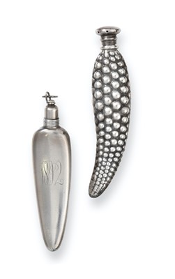 Lot 2061 - An American Silver Scent-Bottle and an...