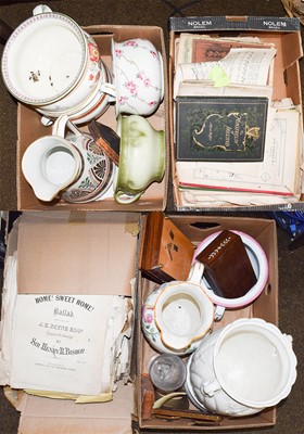 Lot 310 - A quantity of Victorian part toilet sets,...