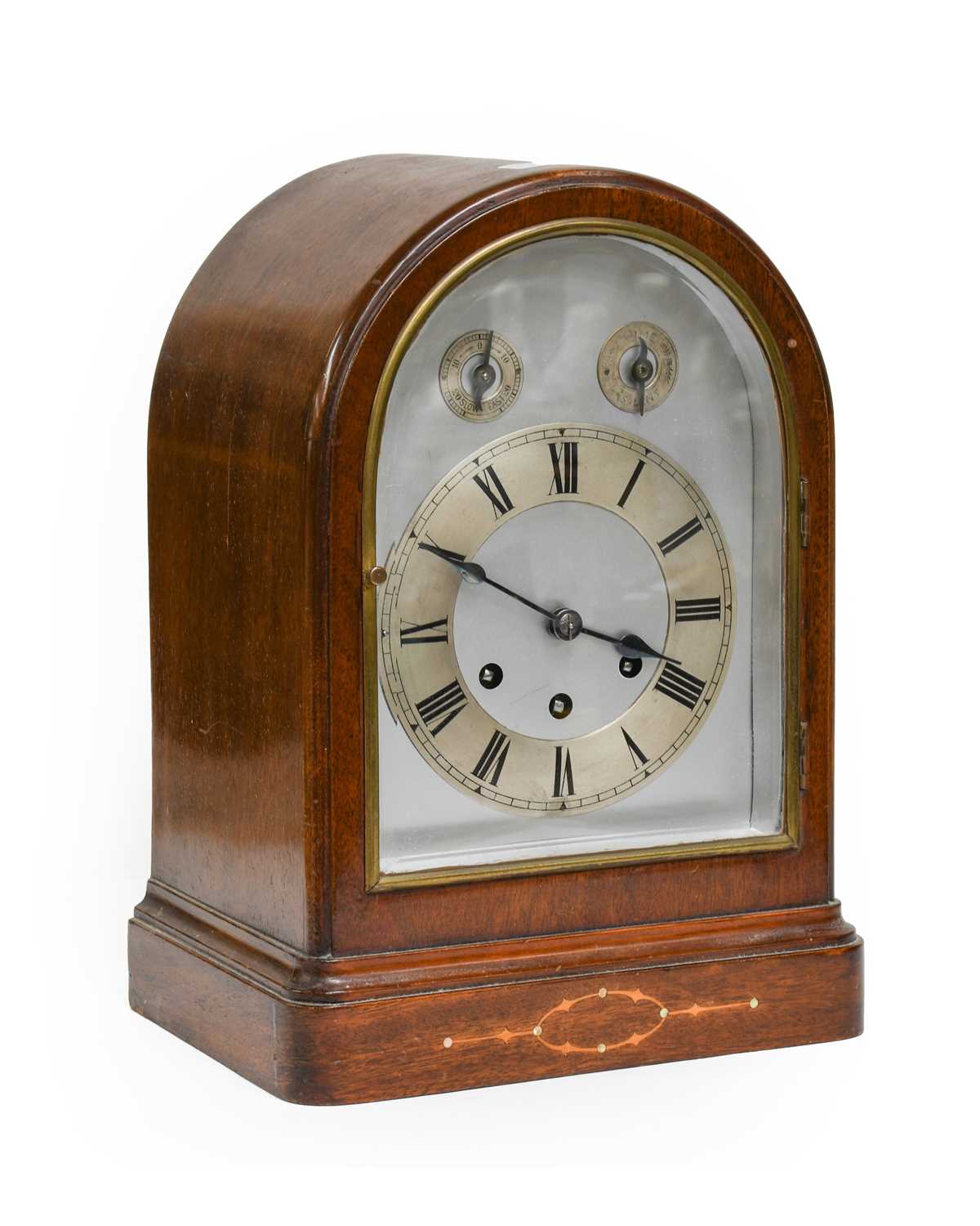 Lot 81 - A Gustav Becker chiming table clock, early...