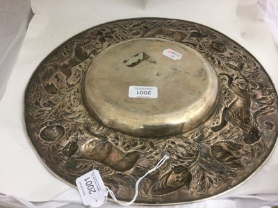 Lot 2001 - A Charles II Silver Dish, Probably by Hugh...