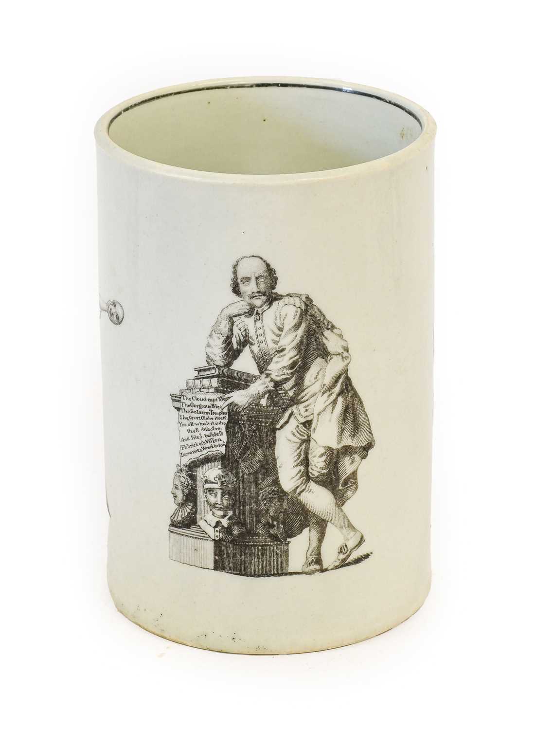 Lot 26 - A Worcester Porcelain Mug, circa 1770, of...