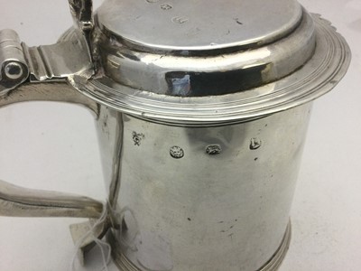 Lot 2002 - A William and Mary Silver Tankard, by Roger...
