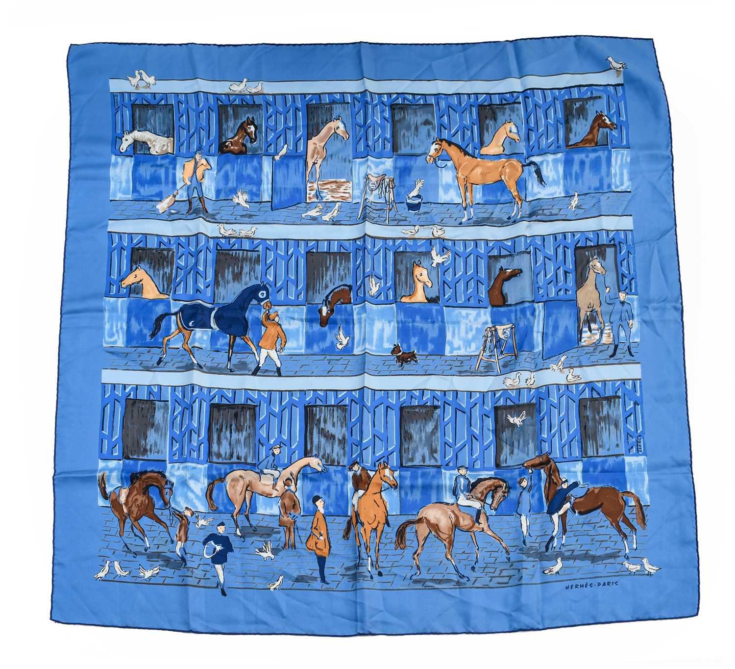 Lot 2269 - Circa 2006 Hermes 'Les Boxes' Silk Scarf,