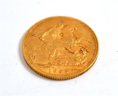 Lot 522 - A 1905 full sovereign