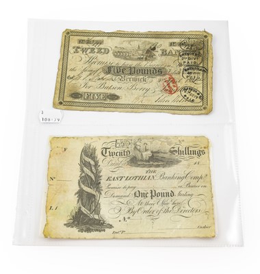 Lot 249 - 2 x Early 19th Century Provincial Banknotes...