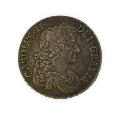 Lot 1 - Charles II, Crown 1673 VICESIMO QVINTO, obv....