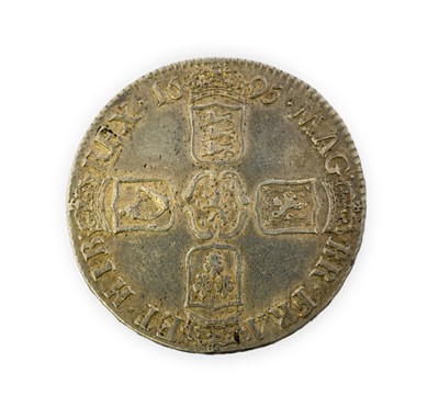 Lot 3 - William III, Crown 1695 SEPTIMO, first bust,...