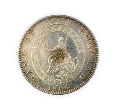 Lot 7 - George III, Bank of England Dollar 1804, obv....
