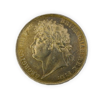 Lot 2066 - George IV, Crown 1821 SECUNDO, minor contact...