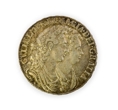 Lot 25 - William & Mary, Halfcrown 1689, first busts,...