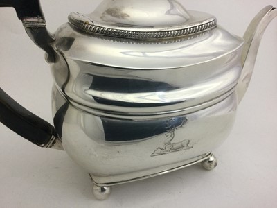 Lot 2006 - A George III Silver Teapot