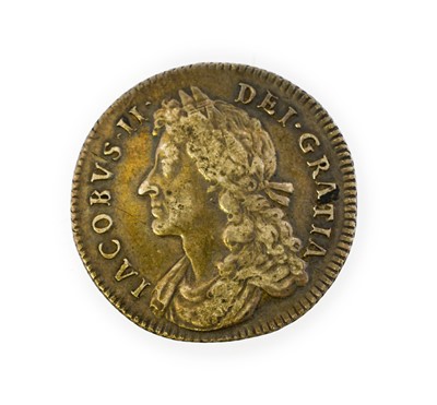 Lot 42 - James II, Shilling 1686, laureate & draped...