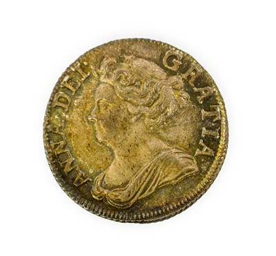 Lot 46 - Anne, Shilling 1708, third draped bust, rev....