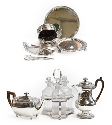 Lot 284 - A collection of silver plate and Old Sheffield...