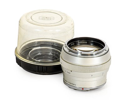 Lot 139 - Carl Zeiss for Contarex Planar f1.4 55mm Lens