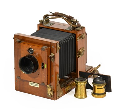 Lot 116 - Gandolfi Mahogany Plate Camera
