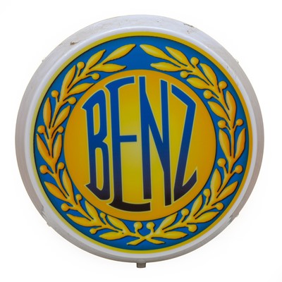 Lot 175 - Benz: A Reproduction Illuminated Sign, with...