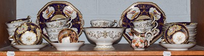 Lot 140 - A pair of Regency porcelain dessert plates,...