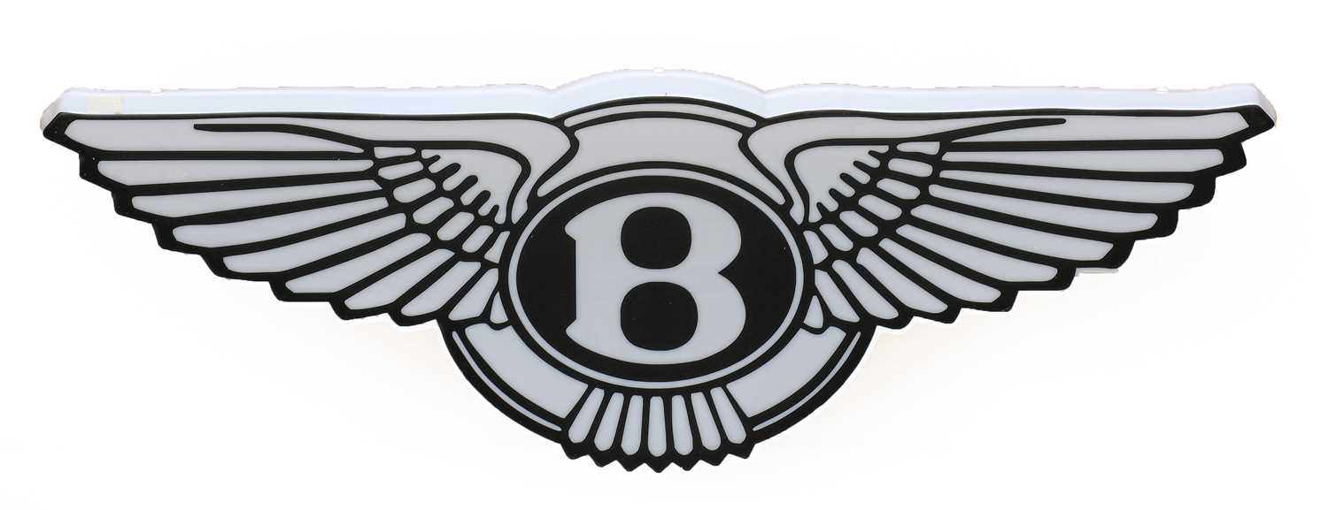 Lot 192 - Bentley: A Reproduction Illuminated Sign, 89cm...