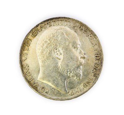 Lot 19 - Edward VII, Crown 1902, numerous hairlines...