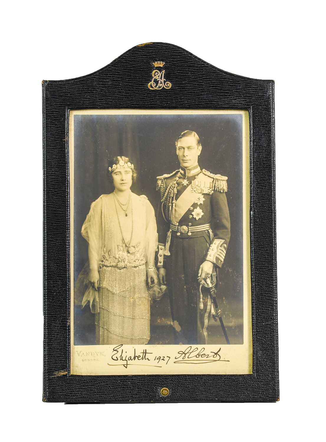 Lot 195 - George VI & Elizabeth. Signed portrait photograph, 1927