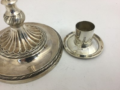 Lot 2151 - A Pair of Edward VII Silver Candlesticks