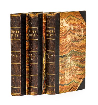 Lot 165 - Dickens (Charles). Oliver Twist, 1st edition, 1838