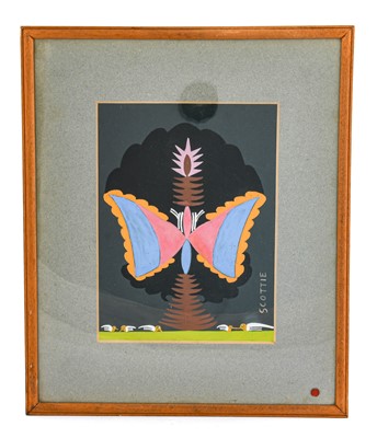 Lot 109 - Scottie Wilson (1891-1972): "Butterfly Plant",...