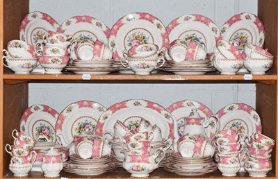 Lot 104 - A comprehensive Royal Albert Lady Carlyle...