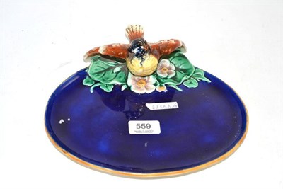 Lot 559 - A Wedgwood maiolica ware oval dish