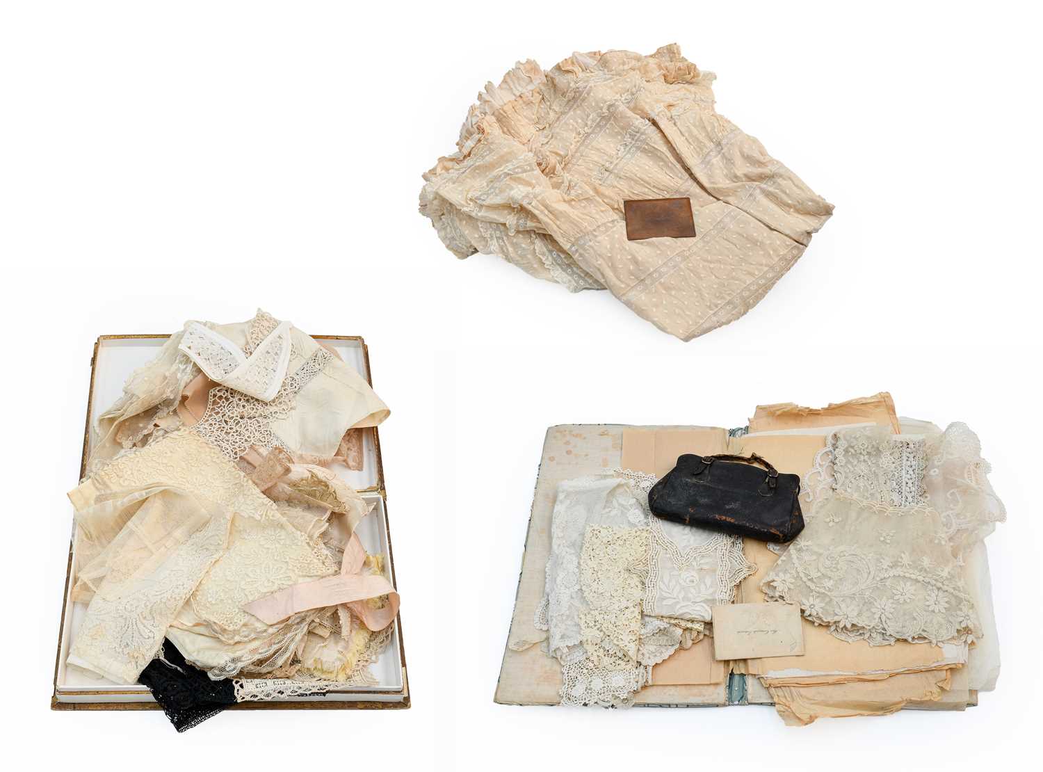 Lot 2149 - Assorted Mainly Early 20th Century Lace...