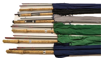Lot 3022 - A Group Of Salmon Fly Rods