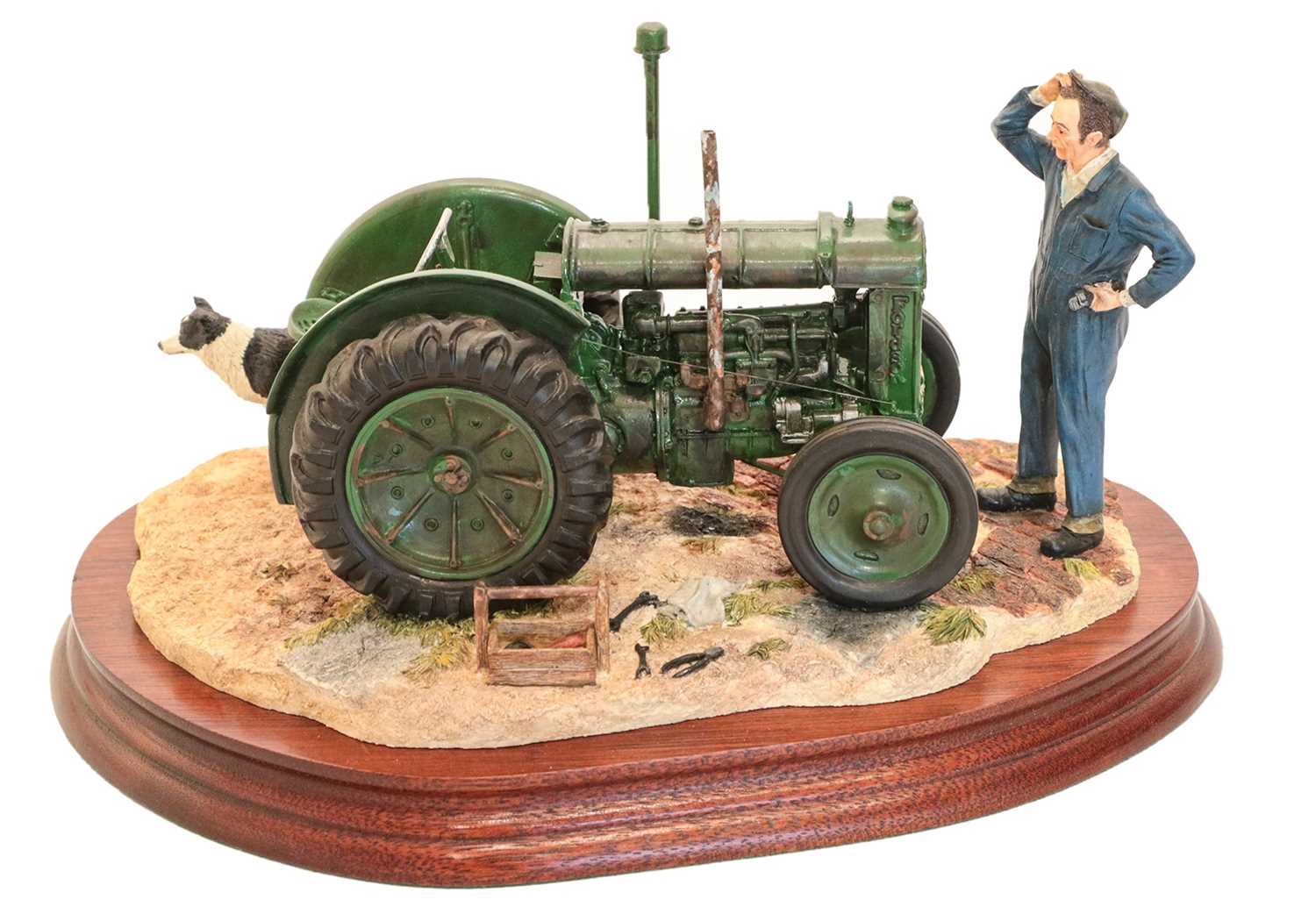 Lot 52 - Border Fine Arts 'Won't Start' (Tractor, Farmer and Collie)