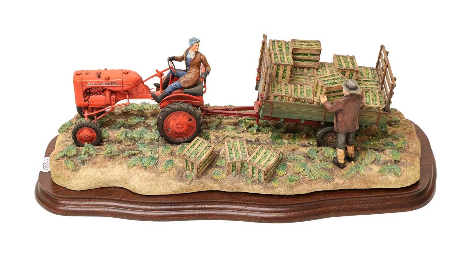 Lot 11 - Border Fine Arts 'Cut and Crated' (Allis Chalmers Tractor)