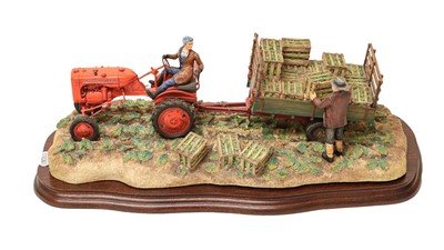 Lot 11 - Border Fine Arts 'Cut and Crated' (Allis Chalmers Tractor)