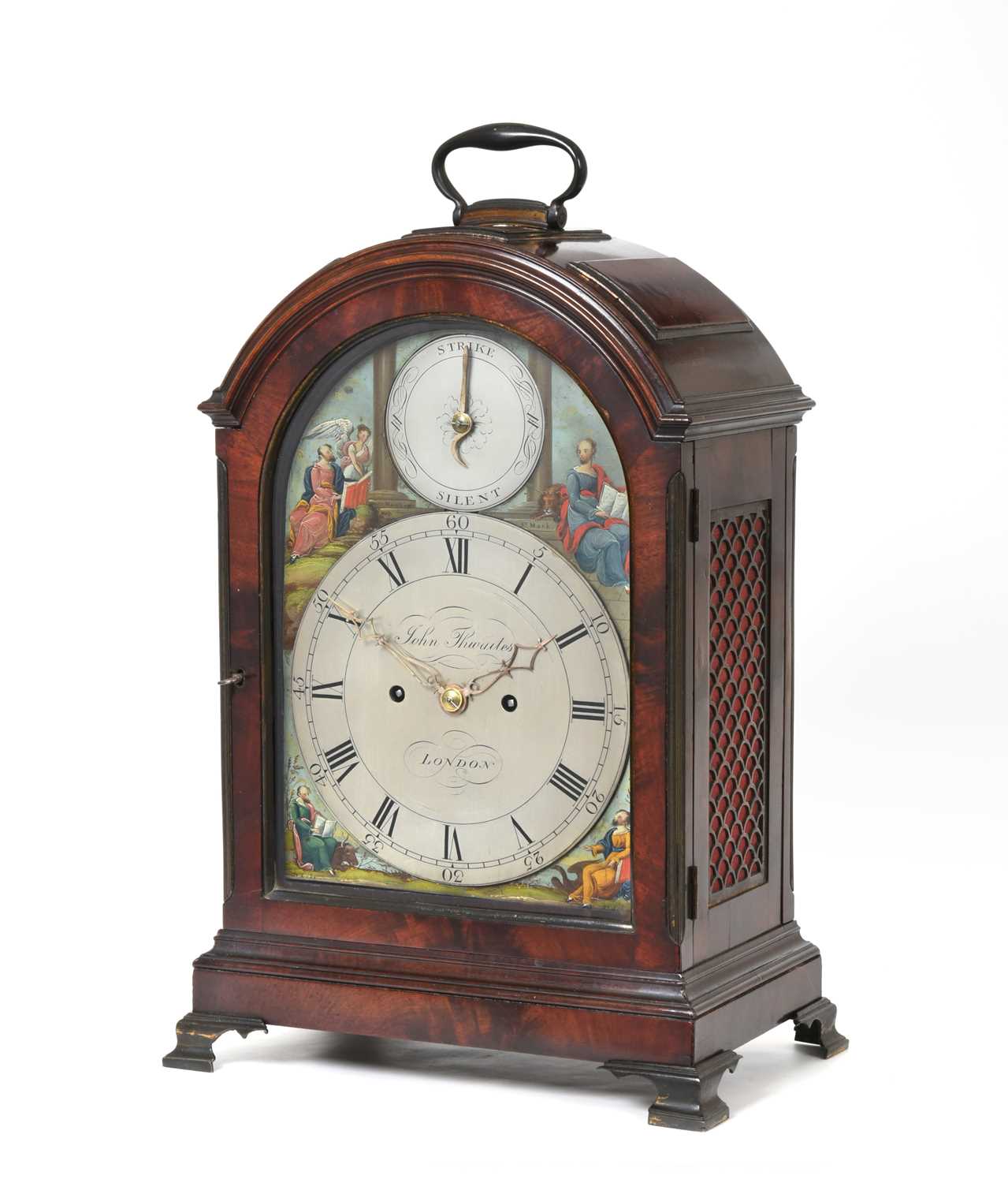 Lot 151 - A Mahogany Quarter Striking Table Clock,...