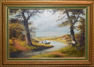 Lot 1123 - Colin Webster (20th century) Pastoral scene...