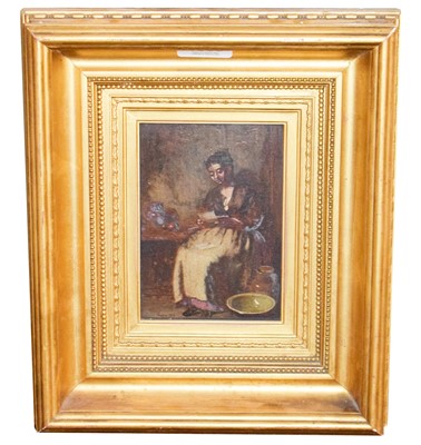 Lot 1038 - Edwin Hughes (Later 19th century) The Letter,...