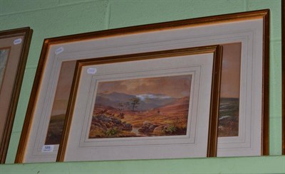 Lot 589 - Pair of watercolours by D E Cooper (only one signed?)