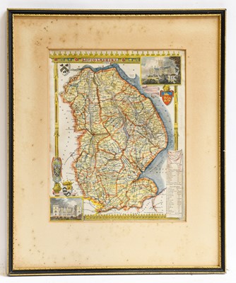 Lot 1019 - Maps: a collection of twelve maps of the...