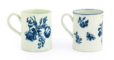 Lot 29 - A Worcester Porcelain Mug, circa 1775, of...