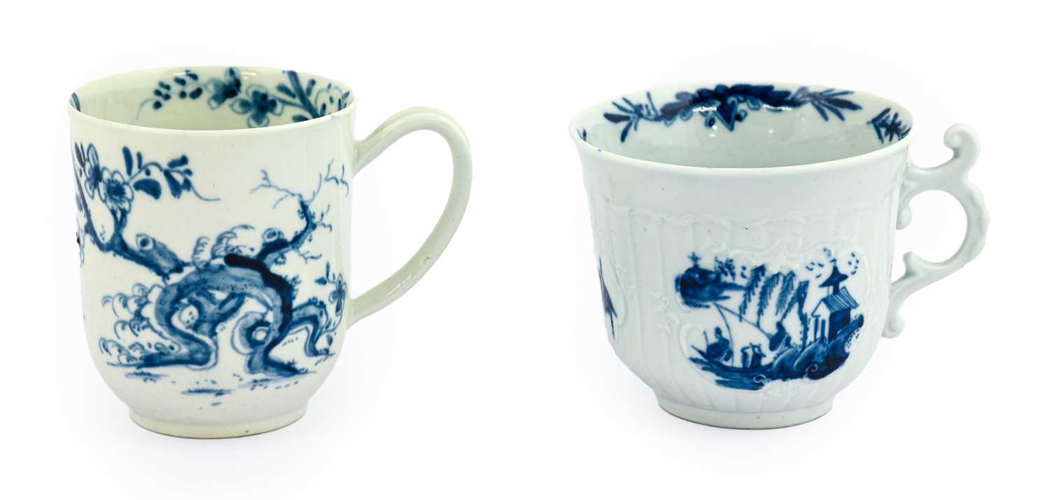 Lot 21 - A Worcester Porcelain Coffee Cup, circa 1758,...