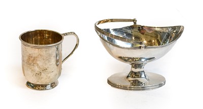 Lot 247 - A George III Silver Sugar-Basket, London, 1789,...