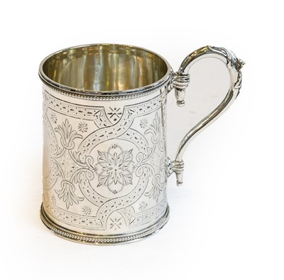 Lot 236 - A Victorian Silver Christening-Mug, by Martin...