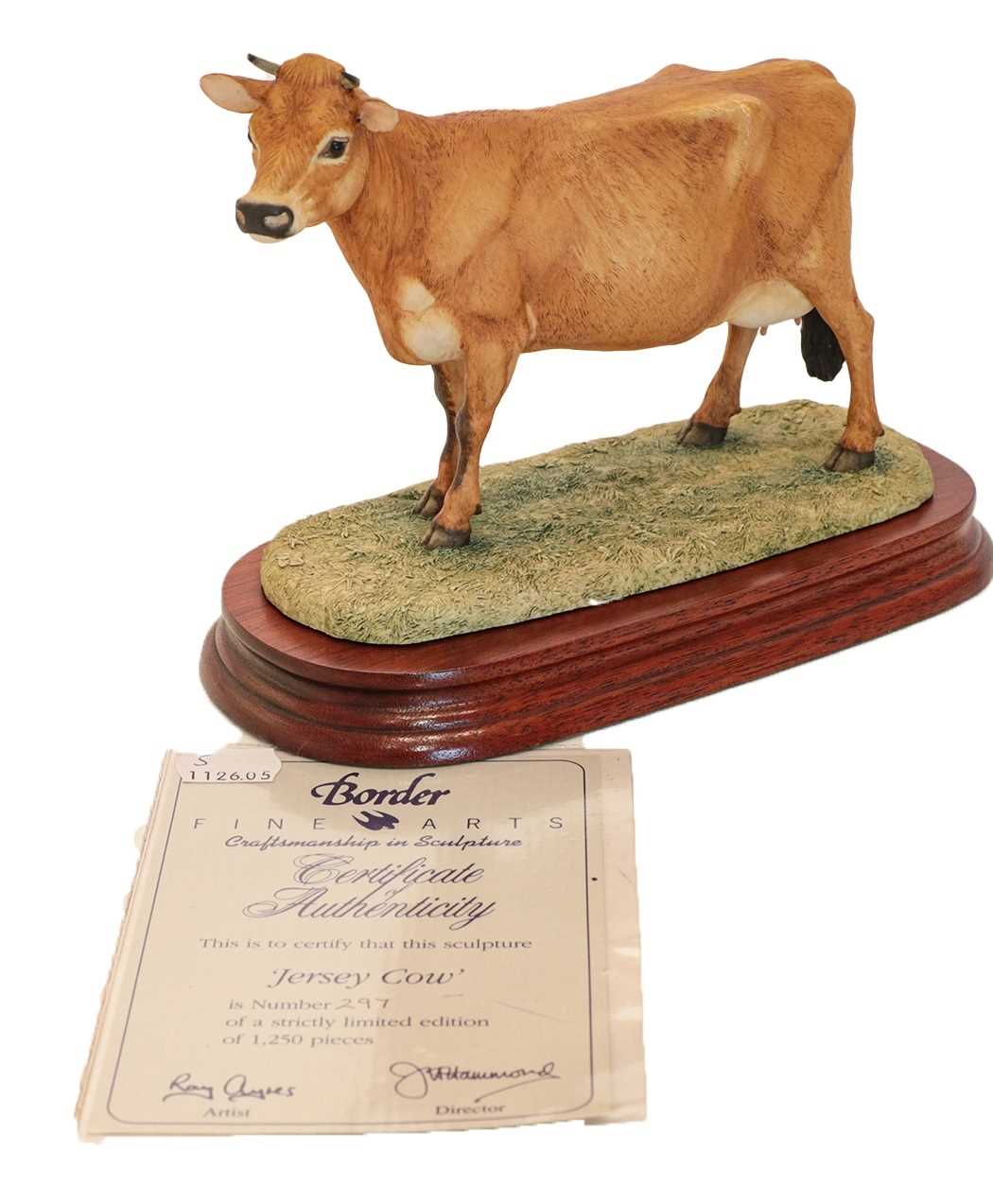 Lot 98 - Border Fine Arts 'Jersey Cow' (Horned)