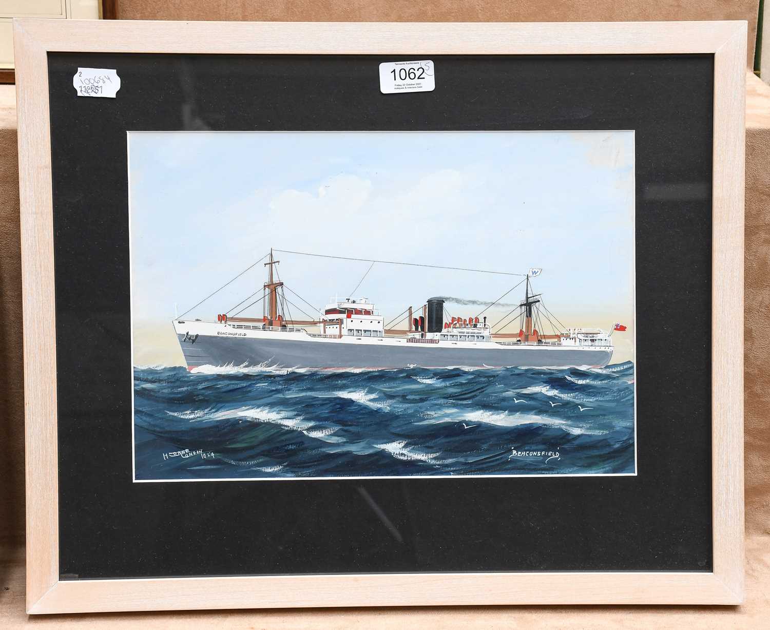 Lot 1062 - H. Crane (British), five Maritime works of...