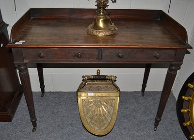 Lot 1104 - A 19th-century mahogany washstand in the...