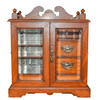 Lot 283 - A tabletop cabinet/games compendium, with...
